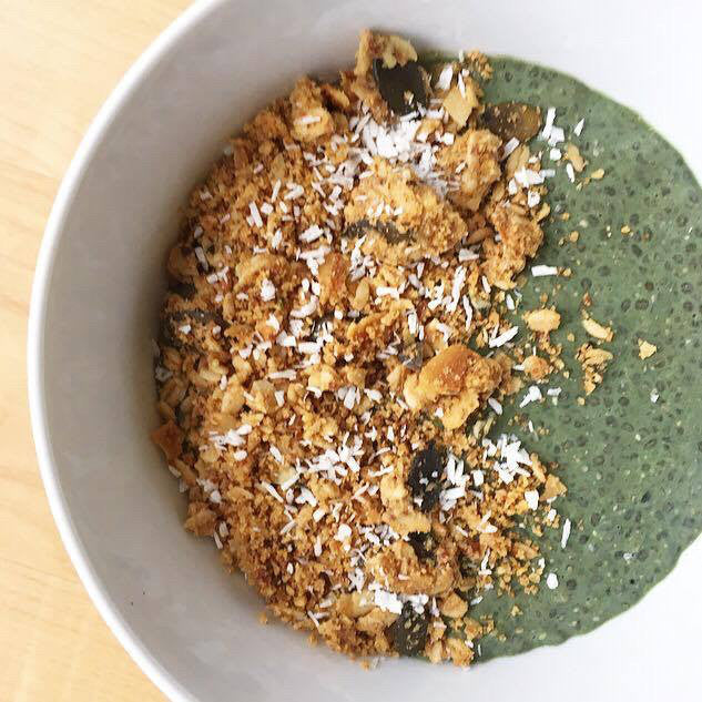 Recipe / Spirulina Hemp Chia Pudding Glory Juice Co.
