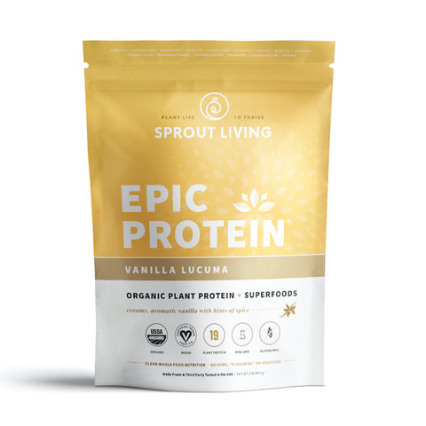 Sprout Living Organic Protein Powder — Vanilla Lucuma