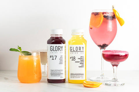 Cocktail Recipes Made With Cold-Pressed Glory Juice