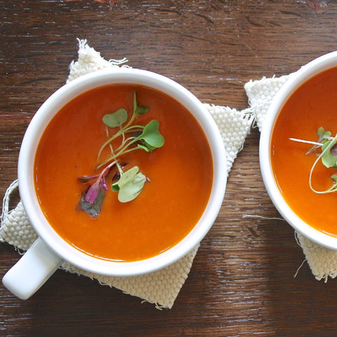A Warming Winter Soup - Spicy Tomato, White Bean & Kale