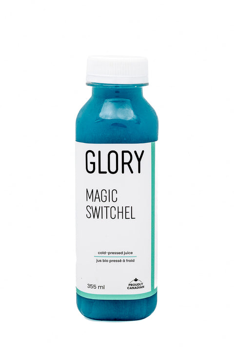 Magic Switchel : Alkaline Water Lemon Juice Ginger Juice Apple Cider Vinegar Maple Syrup Blue Magic