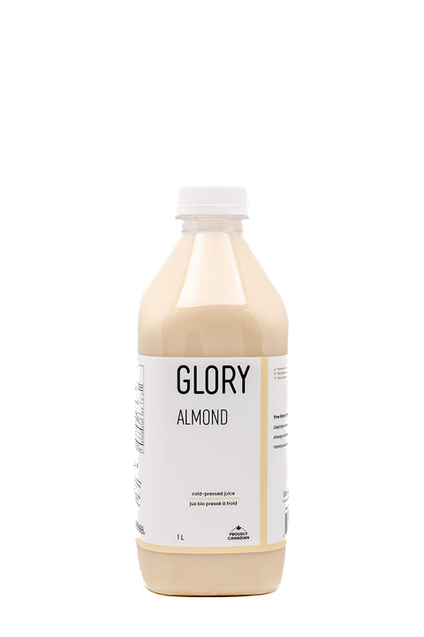 Almond Mylk : Alkaline Water Sprouted Almonds Dates Mountain Salt