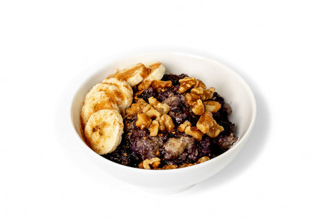 Warm Blueberry Walnut Oats